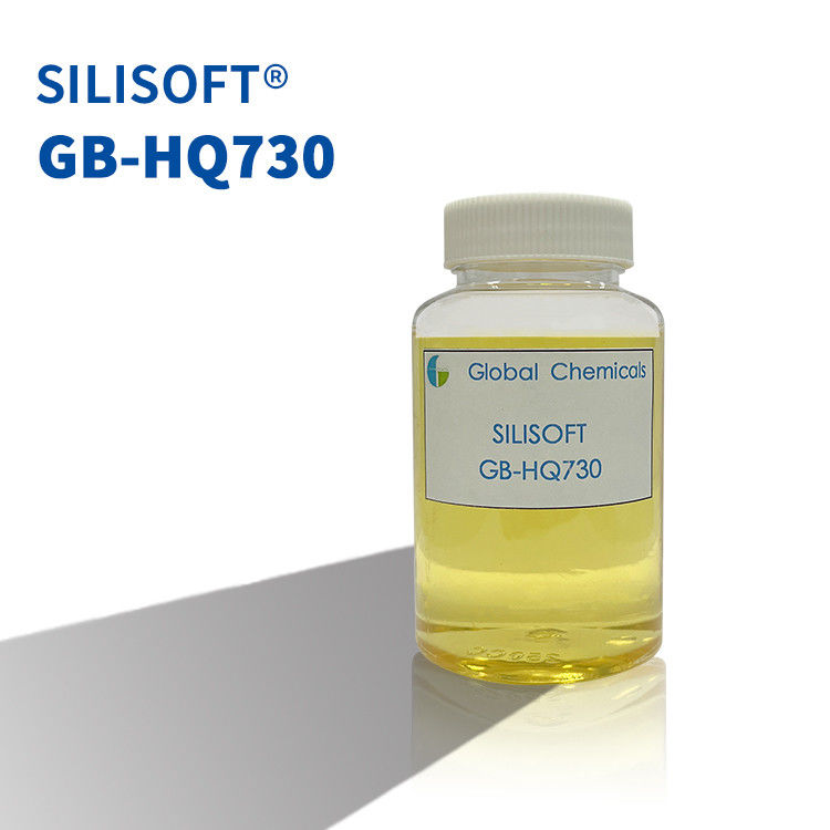 Шелковистый силикон SILISOFT GB-HQ730 используется для гладкой и мягкой отделки натуральных волокон, синтетических волокон и их смесей