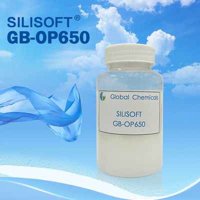 Макрос Oxosilane отбелиавателя GB-OP650 вспомогательного агента химикатов ровный для кожи, джинсовой ткани и пряж