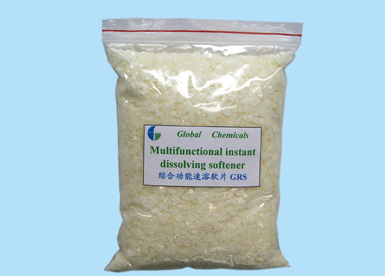 Текстильная отделка вспомогательный катионовый смягчитель хлопья Soulbio GRS Холодное растворимое в воде