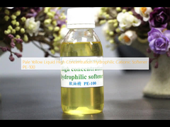 Светло-желтый жидкость высокой концентрации гидрофильный катионный смягчитель PE-100