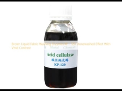 Энзимы для мытья жидкой ткани коричневого цвета KP - 120 Каменный эффект с ярким контрастом