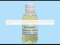 Очень слабый катионовый силиконовый блок-сополимер бледно-желтый / прозрачная жидкость