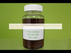 Кислотная целлюляза Биополирующий фермент, Желтый жидкий текстильный вспомогательный агент Ферменты