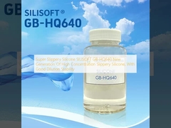 Супер скользкий силикон SILISOFT GB-HQ640 Новое поколение высококонцентрационного скользкого силикона с хорошей стабильностью разведения